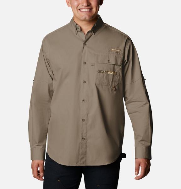 Columbia Sharptail Shirts Grey For Men's NZ41538 New Zealand